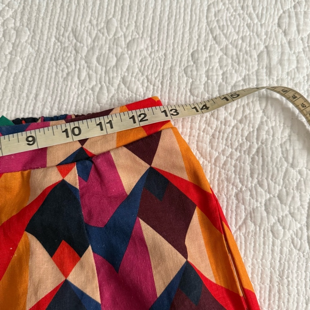 FARM RIO Lindeza Grafica Printed Wide-Leg Linen Pants - Picture 6 of 9